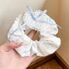 Korean Style Spring/Summer Floral Intestine Hair Scrunchie for Women – Elegant Ponytail Tie and Mori Girl Accessory.