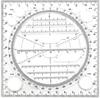 Multifunctional Drawing Ruler 360 Degree Angle and Circle Drawing Stencil Geometric Drawing Template Measuring Ruler