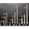 Socket Extension Bar 1 2 1 4 3 8 3pcs Ratchet Replacement Accessories Bar Socket Drive Extension For Extension