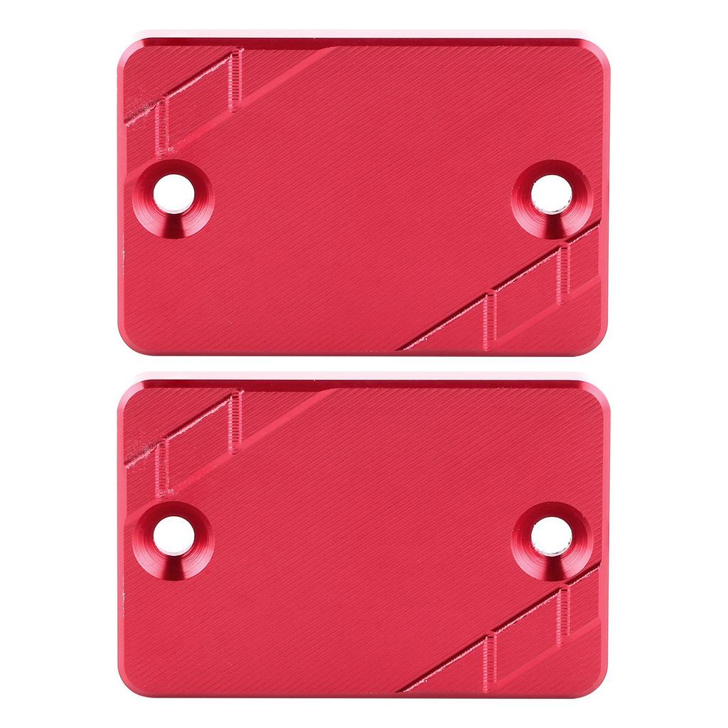 2pcs Front Rear Brake Fluid Reservoir Cap Cover Fit for Honda CB300F CBR500R CB500F CB500XRed