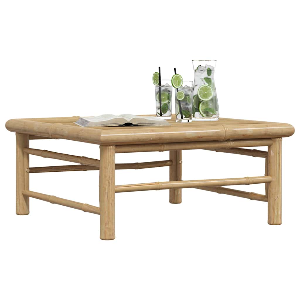 vidaXL Gartentisch 65x65x30 cm Bambus