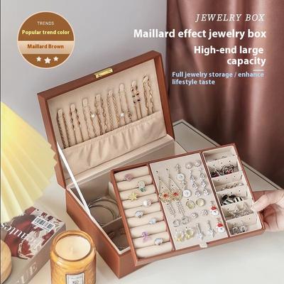 Jewelry Storage Box Necklace Ring Earrings Bracelet Jewelry Storage Box Earrings Stud Earrings Jewelry Box