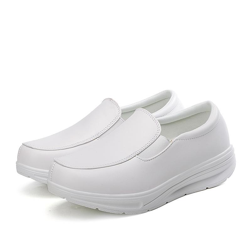 Nuove Scarpe Casual Estive da Infermiera Super Mille Bocca Superiore Scarpe Oscillanti Leggere Suola Spessa Rialzanti Scarpe Sportive per Piedi