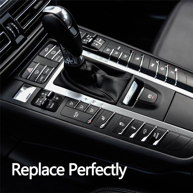 Front Rear Console Air Vent Temperature Ventilation Adjust A/C Button Switch Caps For Porsche Cayenne Panamera Macan-M53K