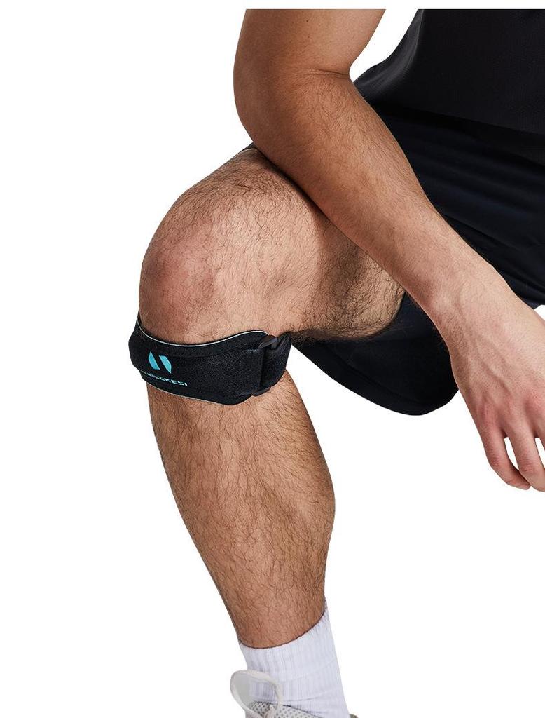 Patella Strap Meniscus Knee Support Compression Sleeve for Running & Jump Rope - Unisex Shock Absorption Protective Gear for Sports