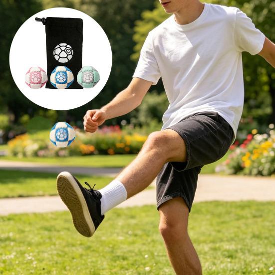 Creative Footbag Toy, Handmade Knitted Juggling Balls for Kids Adults, Colorful World Bean Bags for Outdoor Game