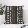 Fijian Tapa Grey Pattern Decorative Cushion Cover - Bohemian Sofa Pillow Case