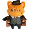 Stuffed Anime Genuine MOVIC Bungou Stray Dogs Nakajima Atsushi Eyemask Cat Plush Doll Pendant Toys 14cm Dazai Edogawa Ranpo Gift