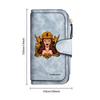 Gothic Lady Print Long Wallet Fashion Multi Slot Card Holder Portable Forever Purse