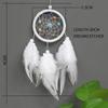 Feather Dream Catcher Handmade Wall Hanging Wind Chimes Creative Hollow Home Car Ornament Craft Decoration Gifts