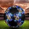 Flashy Hedgehog Indoor Soccer Ball Colorful All Ages Size 5 Machine Stitched PVC Competition Ready Durable High-Bounce