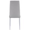6 X VERUM Chair, Gray Eco-leather