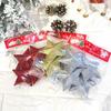 Gold Glitter 3D Five-Pointed Star Christmas Tree Ornaments