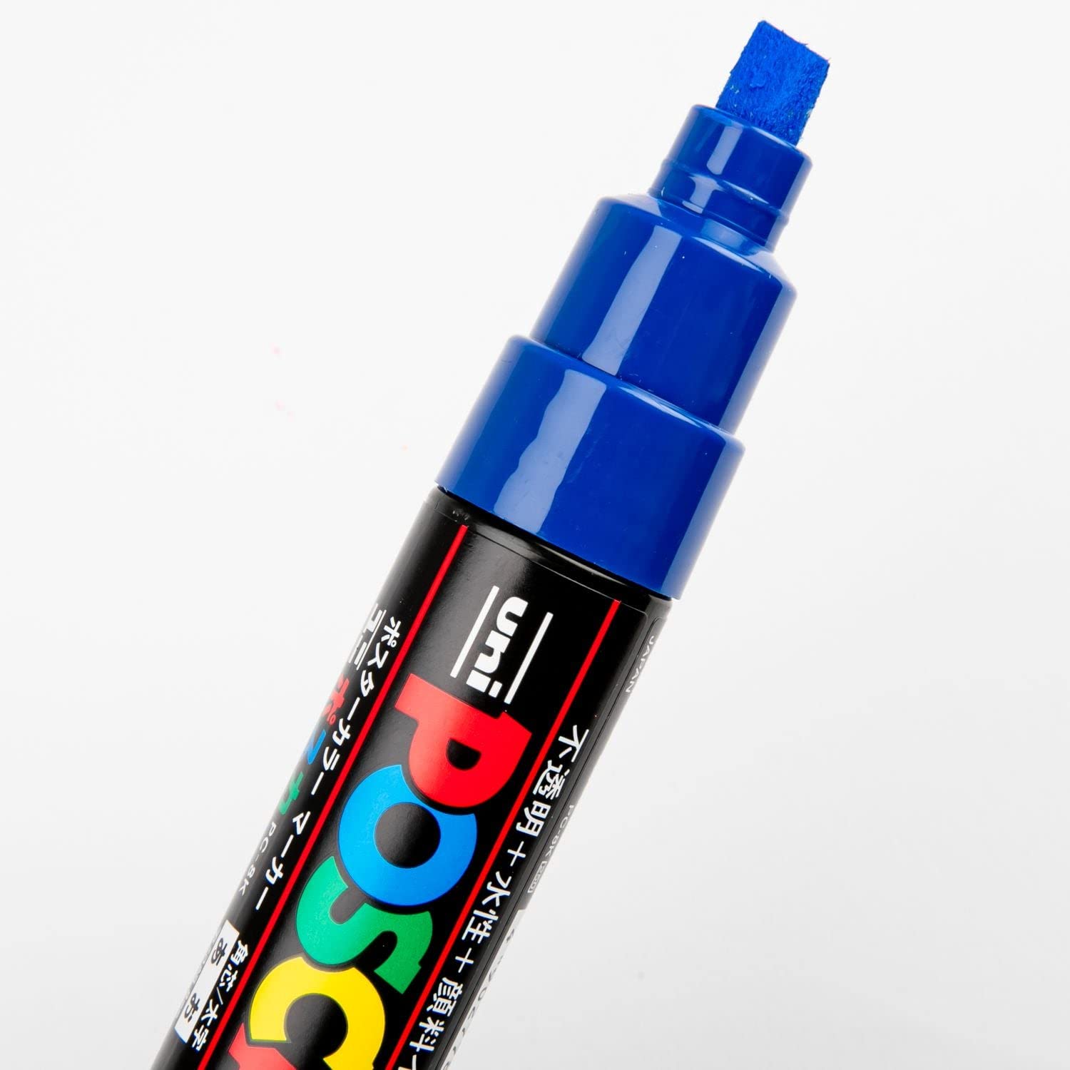 

Mitsubishi Pencil uni Пигментный маркер на водной основе, квадратный толстый, Posca, наконечник, синий, PC8K.33 синий