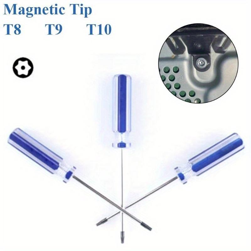 6pcs/set T8 T9 T10 Precision Screwdriver Security Tamper Proof Magnetic Screwdriver Bits Phone Repair Tools