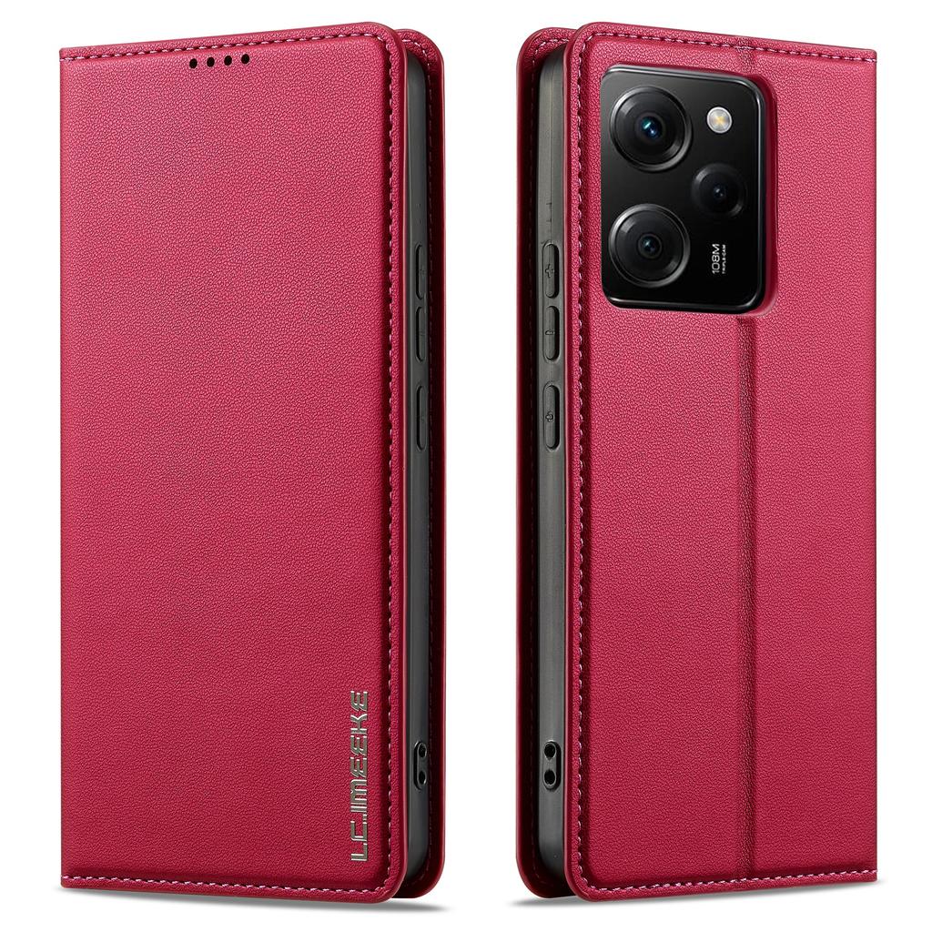 LC.IMEEKE L1 Series for Xiaomi Poco X5 Pro 5G/Redmi Note 12 Pro 5G Case PU Leather Wallet Stand Phone Cover