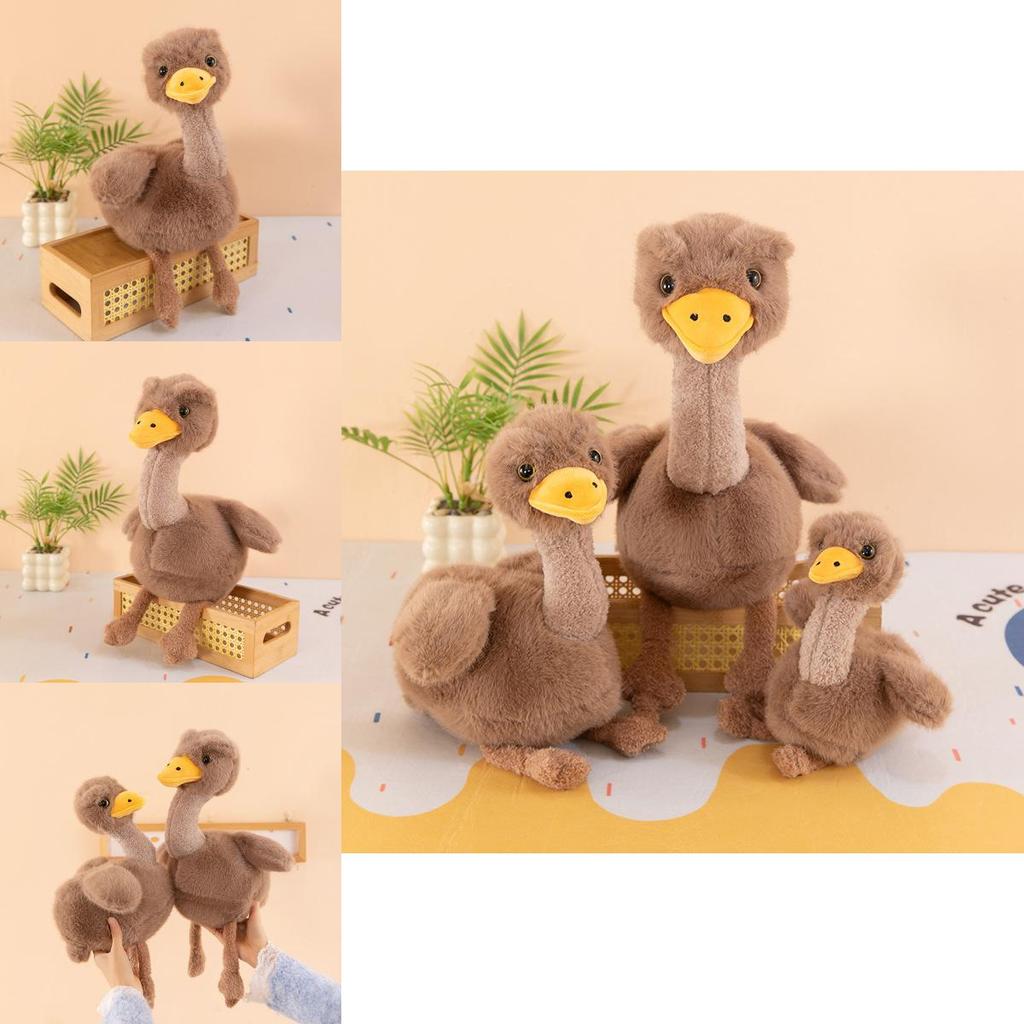 Plush Ostrich Toy For Kids Soft Animal Doll Gift For Children
