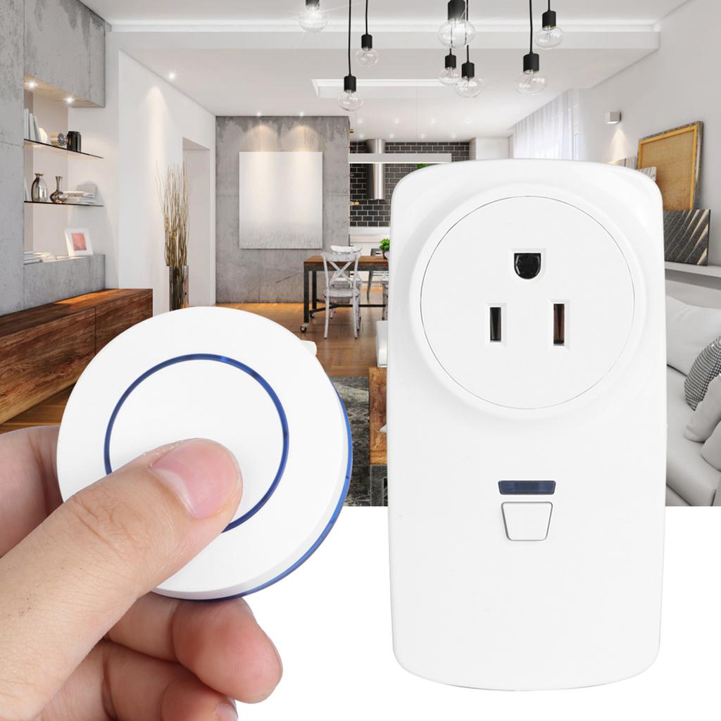 Household Appliances Controller 2-Way Wireless Power Outlet Remote Control SocketBlue Remote