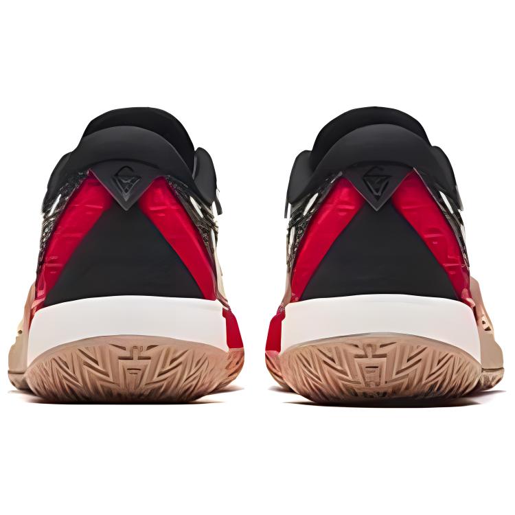 Anta Crazy Tide 6 Comfortable Breathable Shock Absorbing Durable Low Top Basketball Shoes Men sneaker White Black Red 112431106Q-3