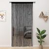 String Curtains Glitter Fringe Curtains for Window 39 X 79 Inch Door Divider Strip Tassel for Wedding Living Room Bathroom Coffee Shop(Champagne)
