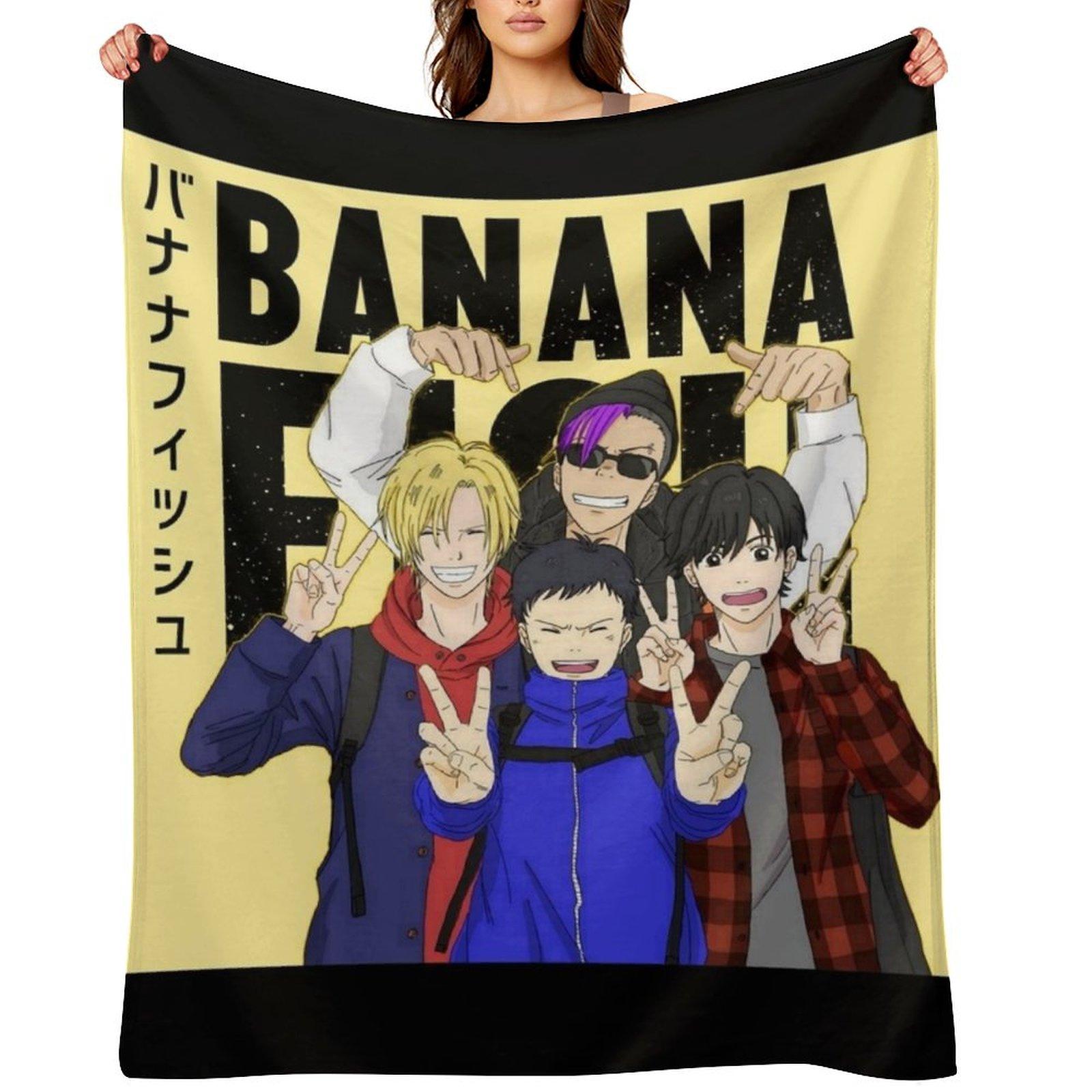 

Плед-одеяло для друзей Banana Fish Спальный мешок Индивидуальное постельное покрывало Пледы 30x40in