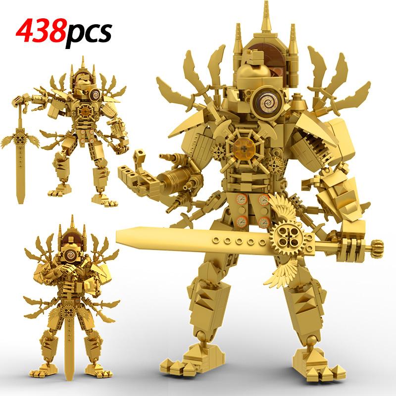 New Skibidis Toileted Giant Titan TVman Upgrade Speakerman Building Blocks Figure Model Toys for Ideas Birthday Gifts