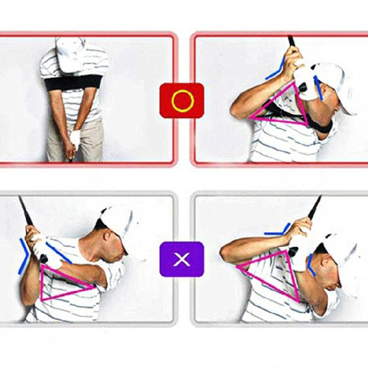 Golf Swing Practice Tool Ergonomic Hand Corrector Reusable Golf Training Device For Driving Range & Indoor Practice