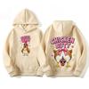 Cartoon Guess What Chicken Butt Cute Funny Hoodies Unisex Harajuku Vintage Kawaii Sweatshirts High Quality Long Sleeve Hoodie