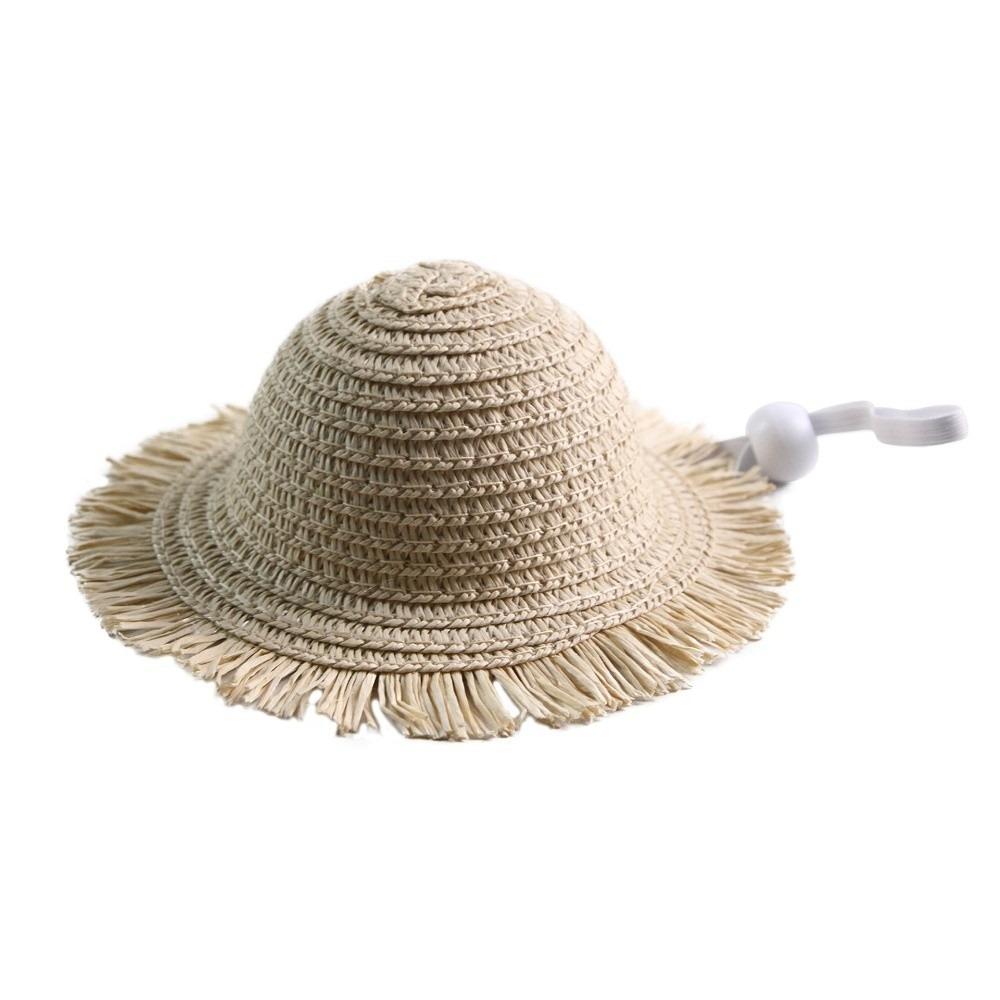 

Pet Accessory Sun Protection Cat Straw Hat Breathable Lightweight Dog Sun Hat Small Size Pet Sun Cap Pet Decor белый