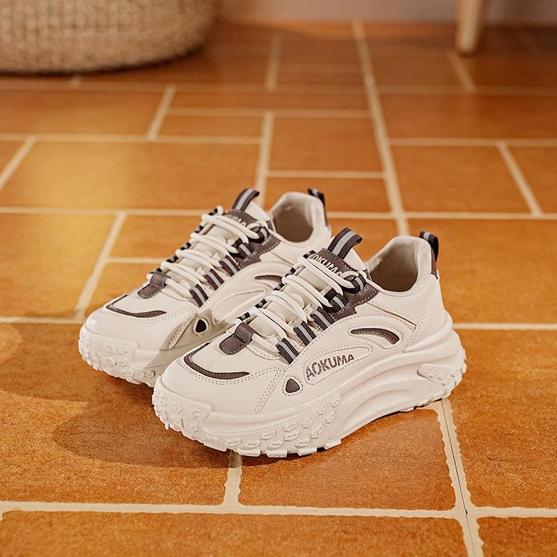 

Popular platform white shoes women s new versatile muffin shoes casual sports shoes women s board shoes 35 чёрный