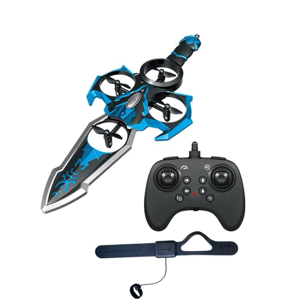 Flying Sword-Shaped RC Toy Aircraft for Kids - Durable, Crash-Resistant, One-Key Somersault Function