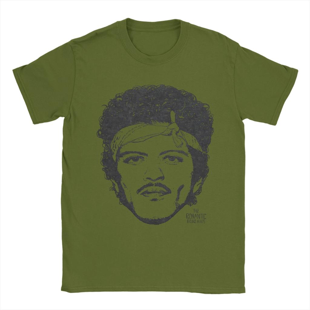 Bruno Mars The RoUnisextic Tour 2026 Retro Unisex T Shirts Humorous Tee Shirt Short Sleeve Crewneck TShirt Pure Cotton Summer Clothes