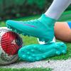 New Men's and Women's High-top Football Shoes with Broken Nails Children's Student Training Adult Long Nails Professional Competition