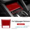 For Volkswagen Scirocco 2008 2009 2010 2011 2012 2013 2014 2015 2016 2017 2018 Real Soft Carbon Fiber Sticker Car Console Panel