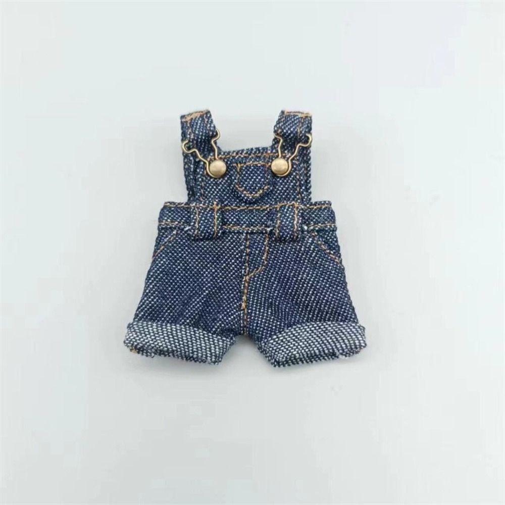 Casual Wears Doll Clothes Overalls Playing House Doll Jeans Pants OB11 Denim Pants  GSC 1/12 Bjd