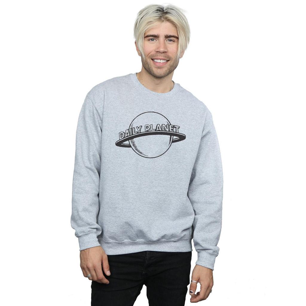 DC Comics Mens Superman Daily Planet Sweatshirt