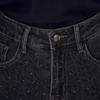 Maxza Cubic Leopard Wide Black Denim Pants Ze03ql004na