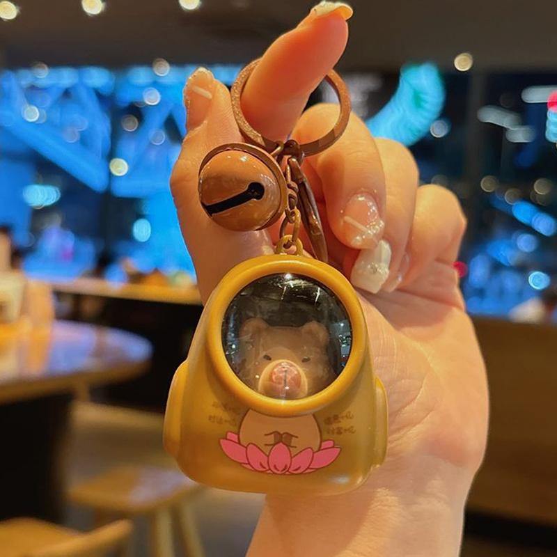 

Креативный брелок Каваи Капибара Форма школьного ранца Брелоки Смешные подвески в виде пенала Шарм Брелок для ключей автомобиля Аксессуары для сумки DIY