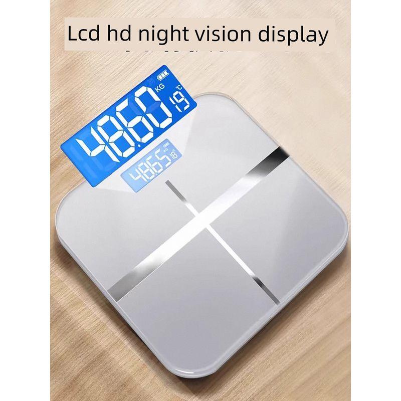 Rechargeable Weight Scale for Weight Loss, Small Dormitory Scale, Household Precision Electronic Scale, Smart Body Fat Scale