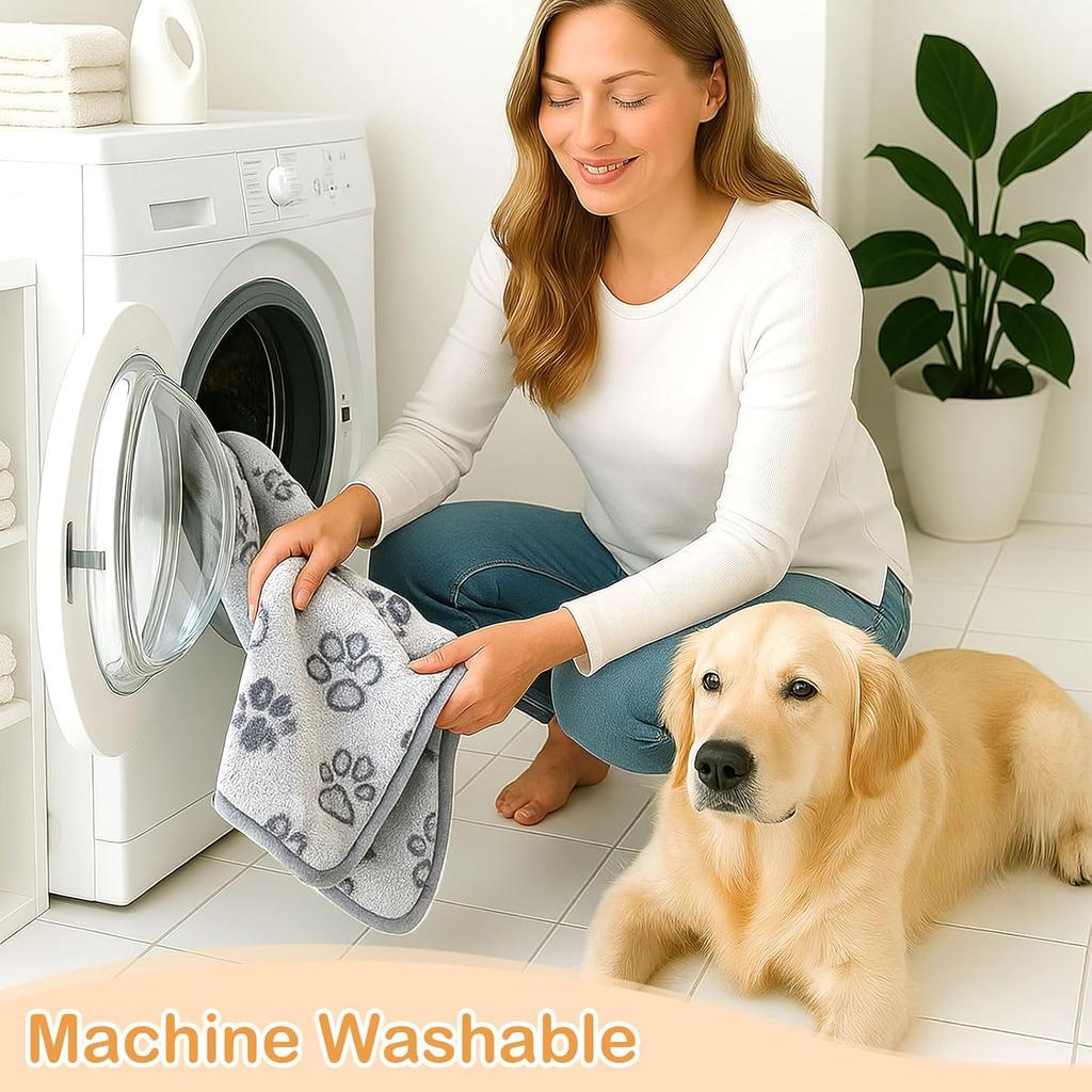 Soft Fluffy High Quality Pet Blanket Cute Cartoon Pattern Pet Mat Warm and Comfortable Blanket for Cat Dogs Cat Bath Towel