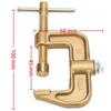500A High Power Earth Clamp G-Shaped / G-Type Design Grounding Clamp  for MIG MMA TIG ARC