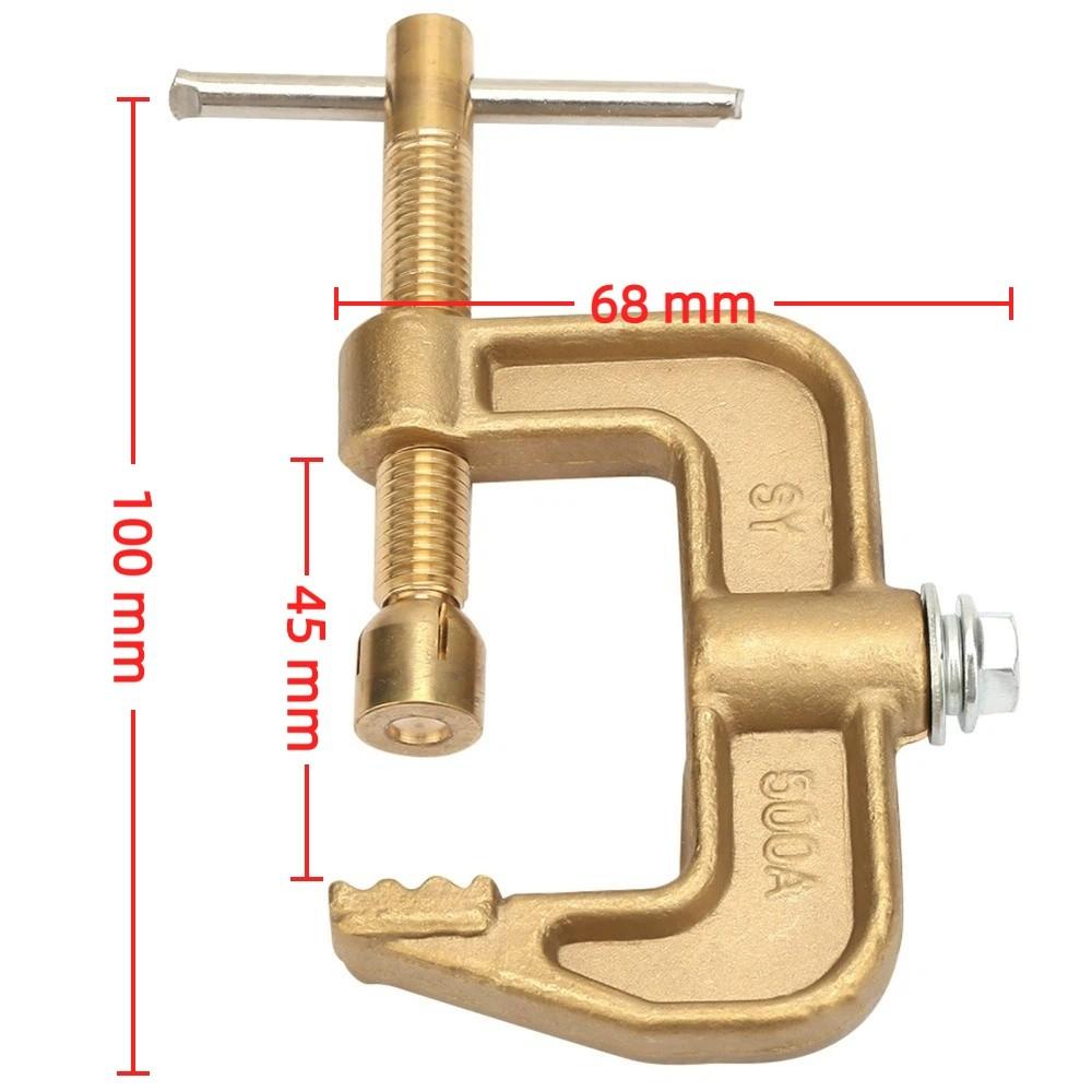 500A High Power Earth Clamp G-Shaped / G-Type Design Grounding Clamp  for MIG MMA TIG ARC