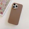 Luxury Frosted Soft Matte Silicone Solid Candy Case for iPhone 11 12 13 Mini 14 15 16 17 Pro Max X XS Max Shockproof Cover