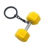 Mini Dumbbell Pendant Keychain Bag Cell Phone Wallet Durable Decorative Keyring Handbag Car Decoration Accessory