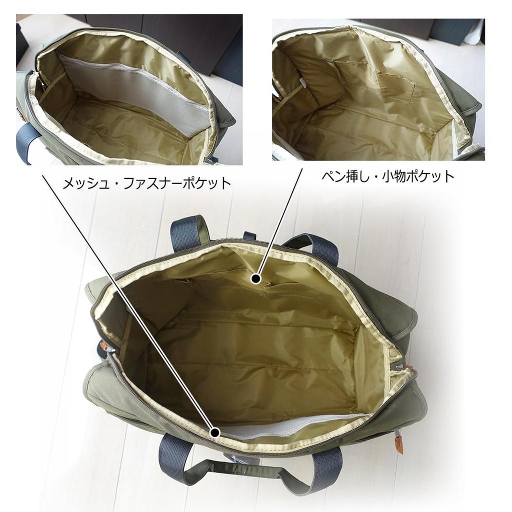 Anello Women's Boston Bag, Stylish, Lightweight, Small, Water-Repellent, Perfect for Commuting, School, or Travel (Olive)