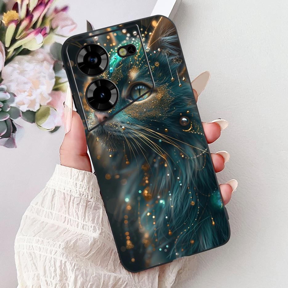 For Tecno Pova 5 Case LH7n Cute Fashion Pattern Cover Soft TPU Phone Cases For Tecno Pova 5 Pro LH8n Pova5 Pro Back Cover Bumper