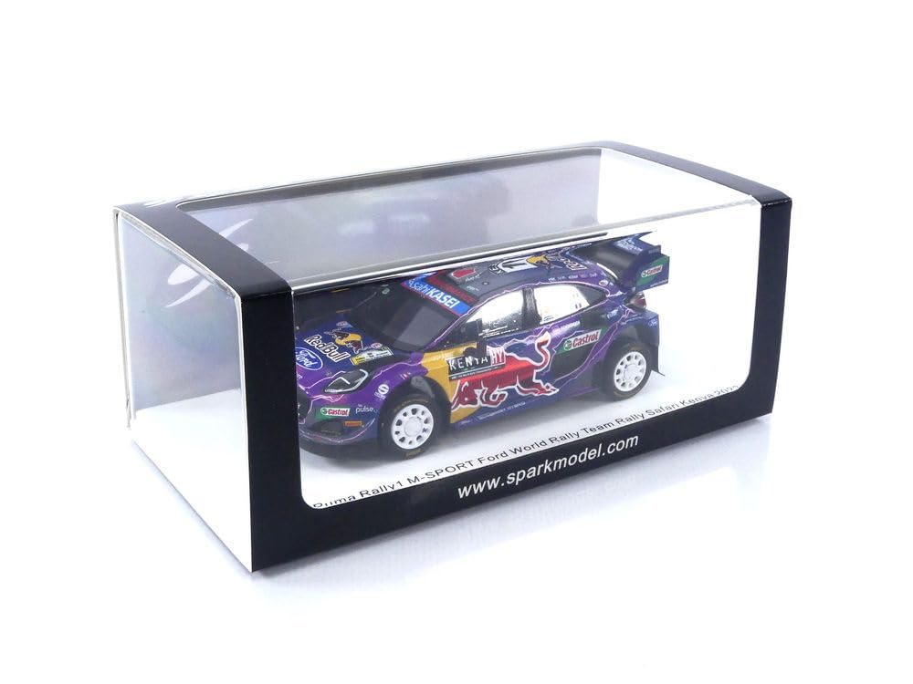 Spark Ford Puma Rally 1 Ford WRT 2022 Safari Rally Garmisch 1/43 M-SPORT #19 S. Loeb/I.