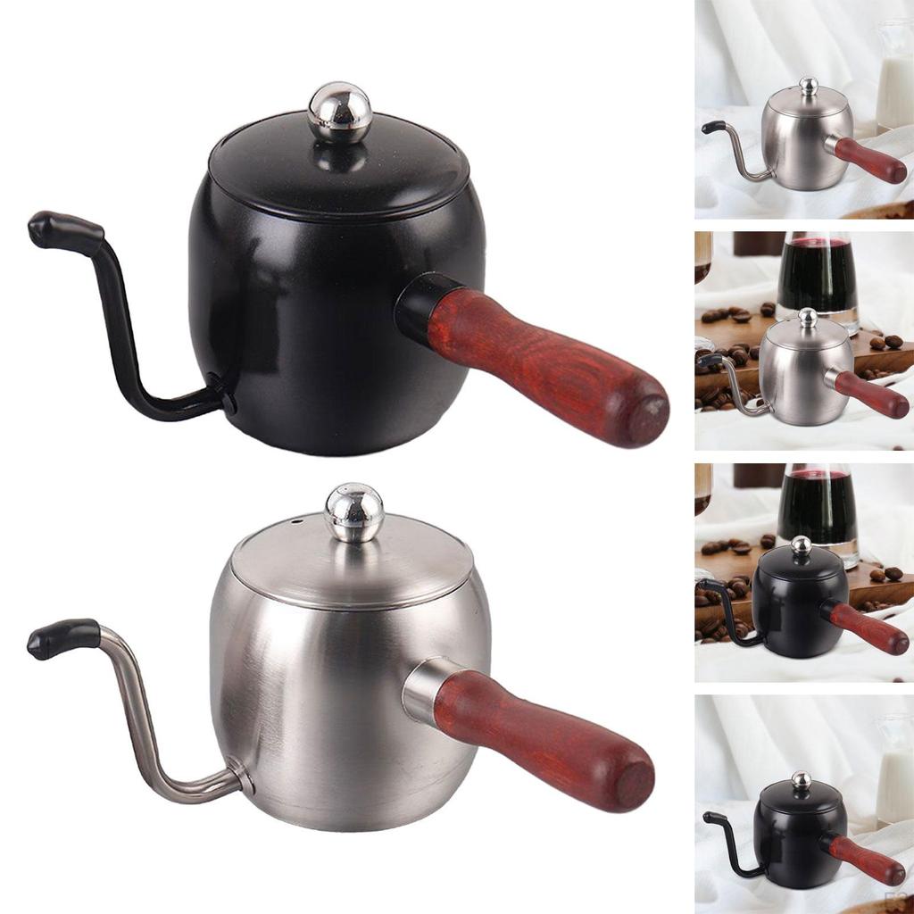 Elegant Stainless Steel Pour Over Kettle 500ml for Home