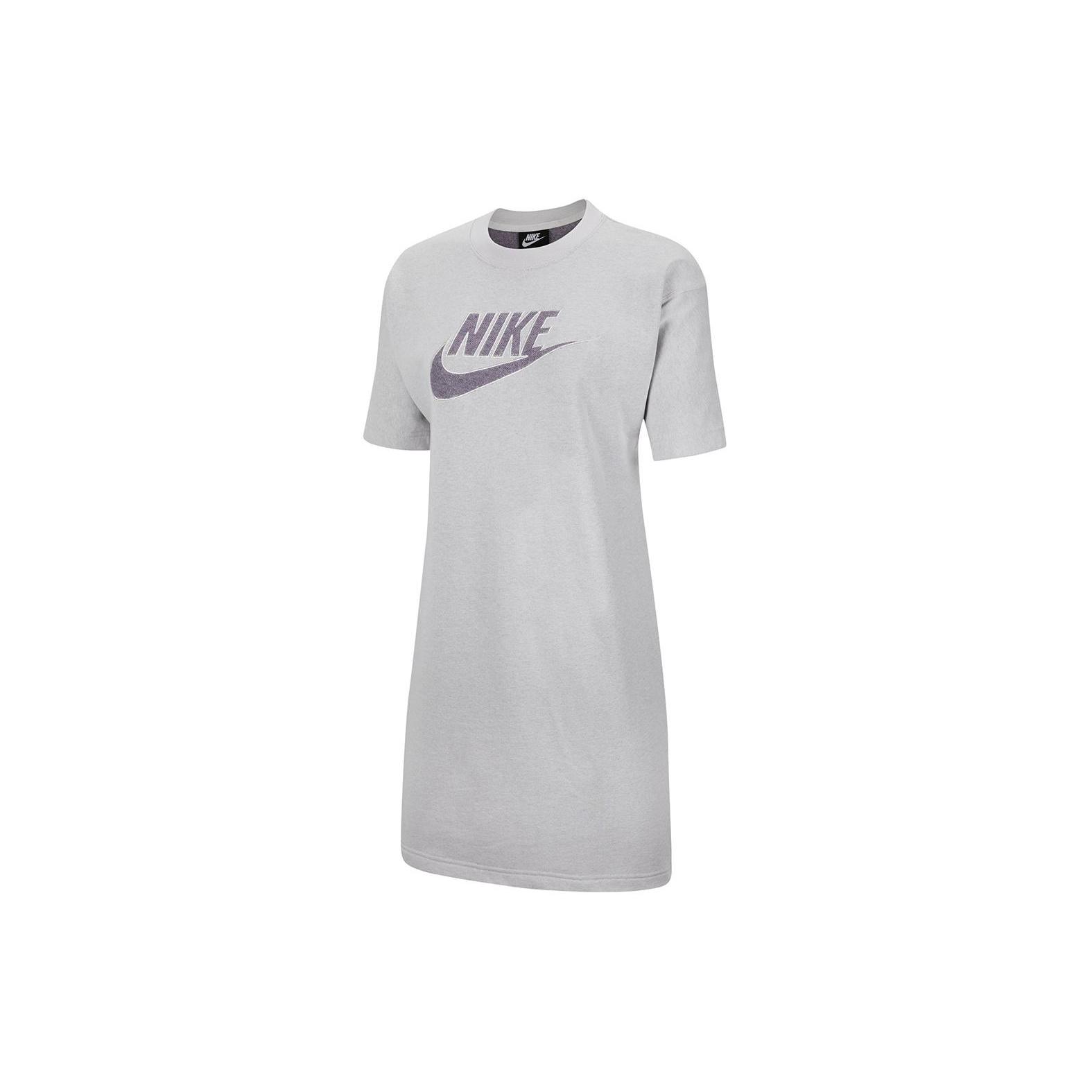 

New Nike Short Sleeved Dress Women s Gray CU6402-094 M
