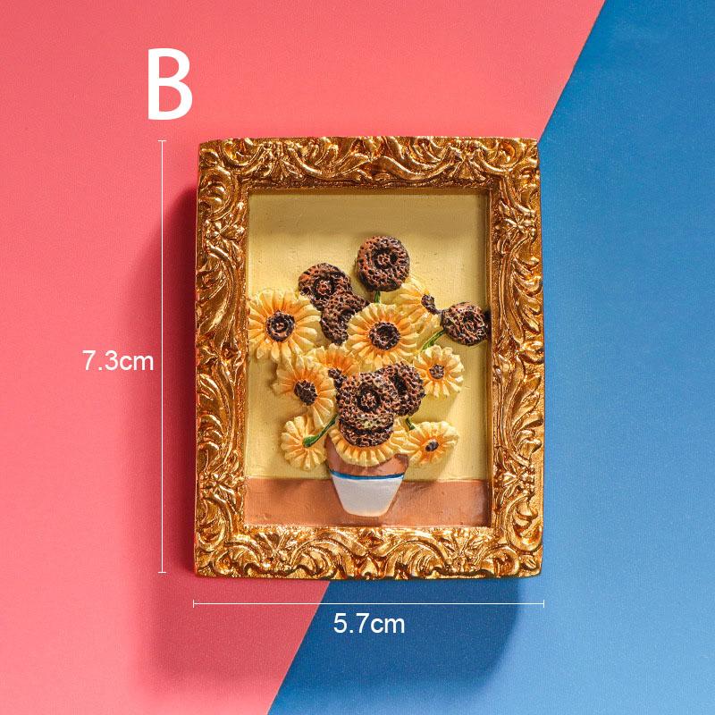 3D Picture Frame Fridge Magnet Cartoon Breakfast Food Magnetic Fridge Magnet Home Decor Magnetic Decoration Small Ornaments